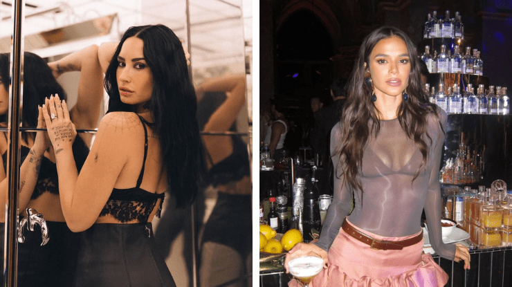 demi-lovato-e-bruna-marquezine-se-encontram-em-evento;-veja-momento-|-cnn-brasil